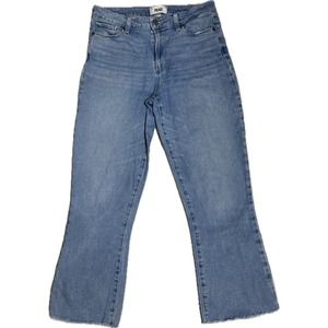 PAIGE Blue Ankle Cropped Jeans